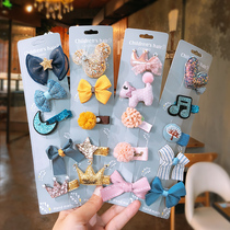 Childrens hairpin Crown headdress Princess female baby rubber band small card Child hair accessories Girl bb clip Girl jewelry