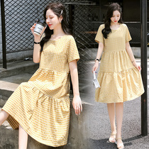 Pregnant Woman Summer Dress Dress Dress Fashion New Little Fresh And Reduced-Age Blouse Loose Summer Gestation Summer Skirts children