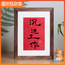 Indulge in work fun handwritten calligraphy personality creative desk decoration ornaments to send boss staff funny gifts