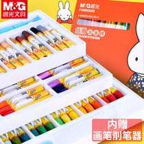 Morning light oil painting stick crayon multi-color Mifei silky childrens oil painting stick coloring safe and easy to clean