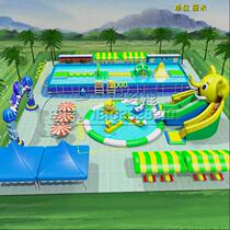 Outdoor Children Water Park Elephant Water Slide Terrace Inflatable Pool Bracket Swimming Pool Tours Art Equipment Trampoline Castle