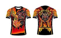 Custom-made lion dance jacket clothes T-shirt short sleeve performance accessories lion head dragon lion dance Foshan lion dance clothing