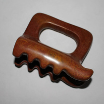 Authentic Surabaya Bianstone eight-claw massager Acupressure stick Rich red massage device through the brush