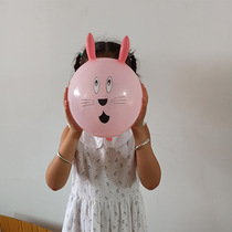 Thickened Big Head rabbit balloon childrens birthday toys a variety of cute animals mixed cartoon balloon