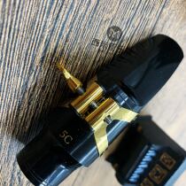 Saxclip French bend dellin Vandoreen descending B-medium acoustic gummed wood flute head metal card LC58DP