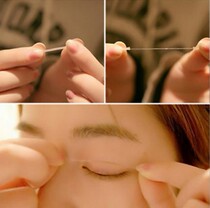 Natural invisible double eyelid patch double eyelid big eye artifact fiber bar beautiful eye sticker 46 simple