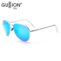 Gulong sun glasses men anti-ultraviolet colorful polarized toad mirror driver driving glasses tide sunglasses 0198