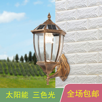 Solar Wall Light Outdoor Waterproof Garden Light Garden Villa Balcony Exterior Wall Light Chinese Outdoor Gate Pillar Light