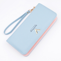 Wallet female long Korean clutch ladies multi-function small fresh change card bag zipper large-capacity mobile phone bag