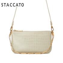 Summer new vintage baguette bag small square bag shoulder bag chain bag shoulder bag X2146BN0