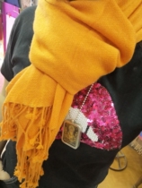 Cloud cloud global travel purchase] Nepal solid color wool scarf