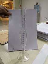 Glass measuring cylinder receiver receiving measuring cylinder fat belly measuring cylinder 100ml indexing 0 5ml glass instrument