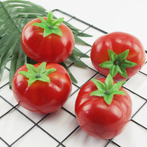  Plastic simulation tomato model fake fruit and vegetable cabinet display props Childrens toys decoration decorations