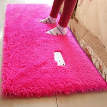 Rectangular solid color simple carpet Living room sofa coffee table Bedroom Kitchen Bedside front mat Bay window custom long hair