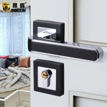 Eagle Shield American door lock indoor bedroom modern black solid wood door handle room door lock household lock split lock