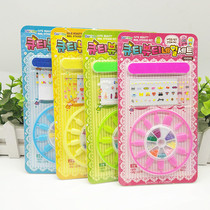Cute childrens nail polish set non-toxic and tasteless girl baby tearable toy princess nail sticker tear