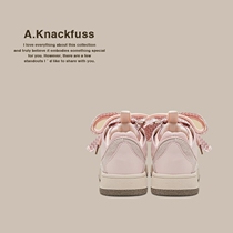 ULOVAZN Japanese German training shoes leather new trend all-match womens shoes casual fashion ins tide sports shoes