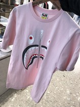 Japan Kyoto BAPE big shark logo short sleeve T-shirt pink milk Green Red