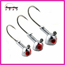 Large eye tumbler Soft Bait Road Sub anti-hanging bottom Lead head hook 5 gr 7 gr 10 gr fishing fish crochet fish crochet hook JIG