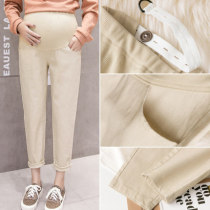 Pregnant woman pants spring and summer outside wearing spring and autumn style fashion slim summer casual pants Harun pants Charenty Pregnancy Woman with summer clothes