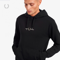 FRED PERRY mens sweater 2021 summer new British casual cotton wheat ear embroidery top tide M1645