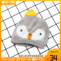 Barabala baby knitted hat 2020 winter new male baby cartoon cute 27604201303
