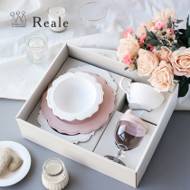 Japan Reale bamboo fiber baby baby coveted high face value children cutlery suit suction cup bowl tray high foot cup