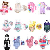 Baby Bathing Suit Children Girls Children Conjoined Dresses Cute Summer Little Clear New Cartoon Fashion Seaside Baby