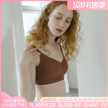 Thai Latex Underwear Women No Steel Ring Coalless thin Adjusted Bra to receive Breast Proof Upside Down to No Dent