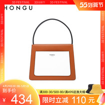 Red Valley Bag Packs Women 2021 New Casual 100 Hitch Bull Leather Single Shoulder Bag Bangs Fashion Diagonal Satchel Handbag 4116