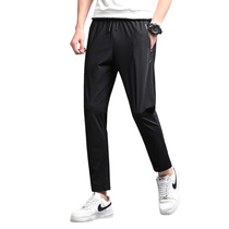 Renos Sports Pants Mens Running Long Pants Training Pants Casual Speed Dry Spring Summer Thin choreography Mens pants 086
