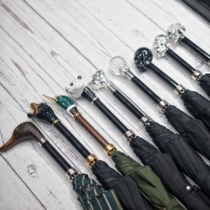 Domestic Spot Italy Pasotti Multi glazed animal handle male and female universal clear umbrella