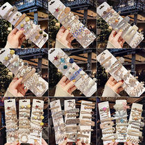 Clip Short hair decoration headdress Pearl hairpin Adult female hairpin side clip Girl top clip Bangs word clip