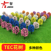 Model flower tree DIY manual construction sand table model material scene production color model tree landscape model tree