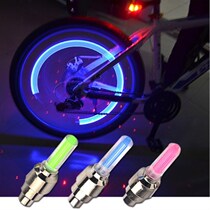 Bicycle lights colorful flashes gas mouth lights flash electric cars mountain bikes motorcycle valve accessories