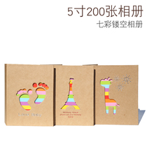 5 inch 200 baby growth album Family daily album Couple love memorial album Simple and cute photo album