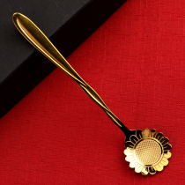 Creative wedding supplies wedding accessories stainless steel honey spoon coffee dessert stirring petal spoon