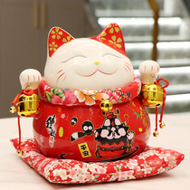 Zhaocai cat ornaments cashier hair cat ceramics Japanese savings piggy bank large shop opening creative gifts