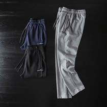 Foreign trade tail single cut mens sweatpants mens spring and autumn pants cotton straight wool ring pants export original single trousers