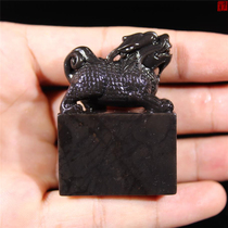 Shoushan Stone Seal Rare Name Noble Stone Species Alpine Stone Name Zhang Horn Frozen Stone Seal Engraving Seal Engraving Collection Stone Sculpture Leisure