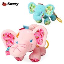 Musical Plush Stuffed Elephants Soft Cute Animal Toys