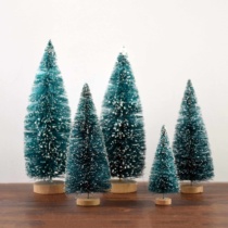 ins Nordic style mini Christmas tree desktop decoration ornaments simulation small pine cedar photography swing props
