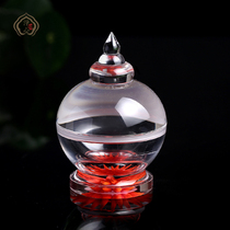 Tibetan Buddhist supplies alloy Treasure Pagoda pagoda dedicated to red lotus relic stupa large 8