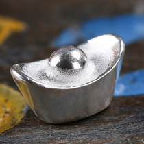 999 sterling silver hollow foot silver ingot company activity gift custom silver bar baby birth commemorative ornaments