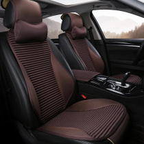 2022 New seasons General Motors Seat Cushion Buckwheat Hull Linen Cloth Art Tribute Satin Breathable Small Brute Waisted Chair Cushion