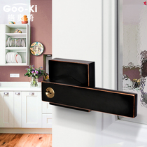 Goqi American Spherical Lock Square American Door Lock Indoor Spherical Lock Sanitary Room Door Lock Ball