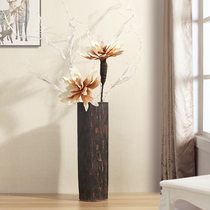 Ceramic European-style modern minimalist living room floor-to-ceiling large vase home accessories creative new house vase ornaments