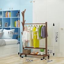 Childrens coat rack floor-to-ceiling cartoon cute hanger simple modern hanger creative bedroom kids clothes shelf