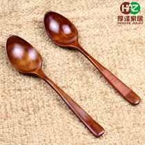 New natural log spoon spoon porridge spoon environmental protection wooden tableware spoon spoon exported to Japanese zakka
