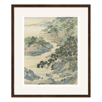 (Printmaking) He Tings Xin Flow micro-spray version N 99 has been mounted